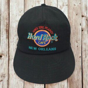 Hard Rock Cafe New Orleans Snapback Cap Trucker Baseball Hat Save The Planet